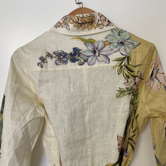 Alemais Orlander Mini Dress in FLORAL PRINT - Picture 10 of 15